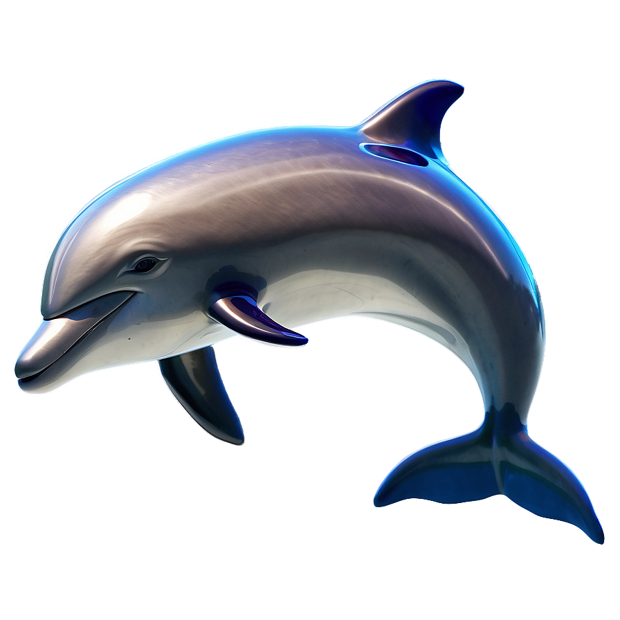 Cartoon Dolphin In Sunlight Png Vlr89