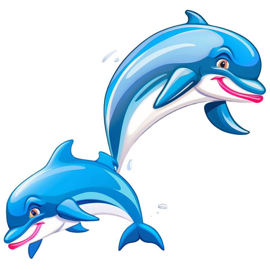 Cartoon Dolphins Png 06112024