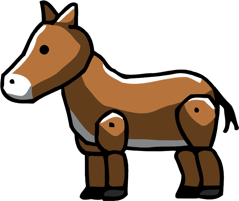 Cartoon Donkey Illustration.png