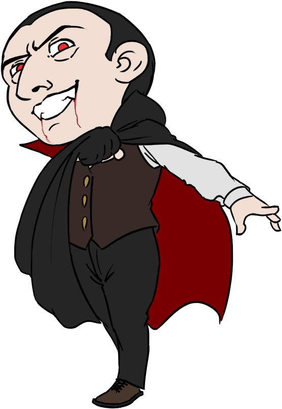 Cartoon Dracula Character