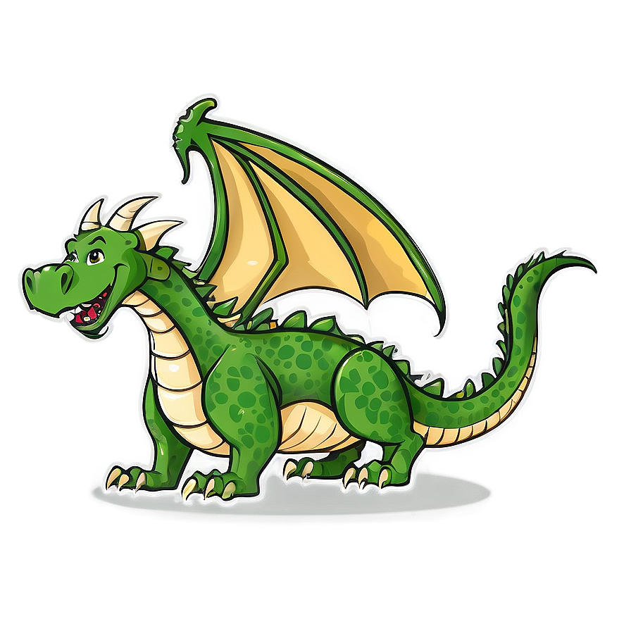 Cartoon Dragon Clipart Png 45