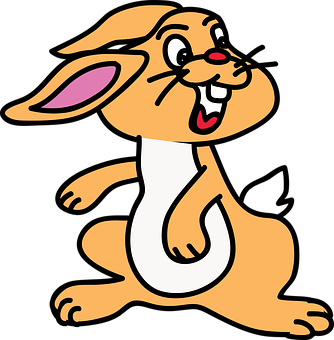 Cartoon Easter Bunny Graphic