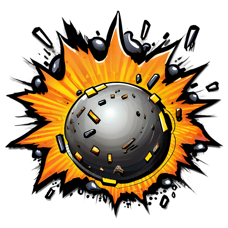 Cartoon Explosion Icon Png 06212024