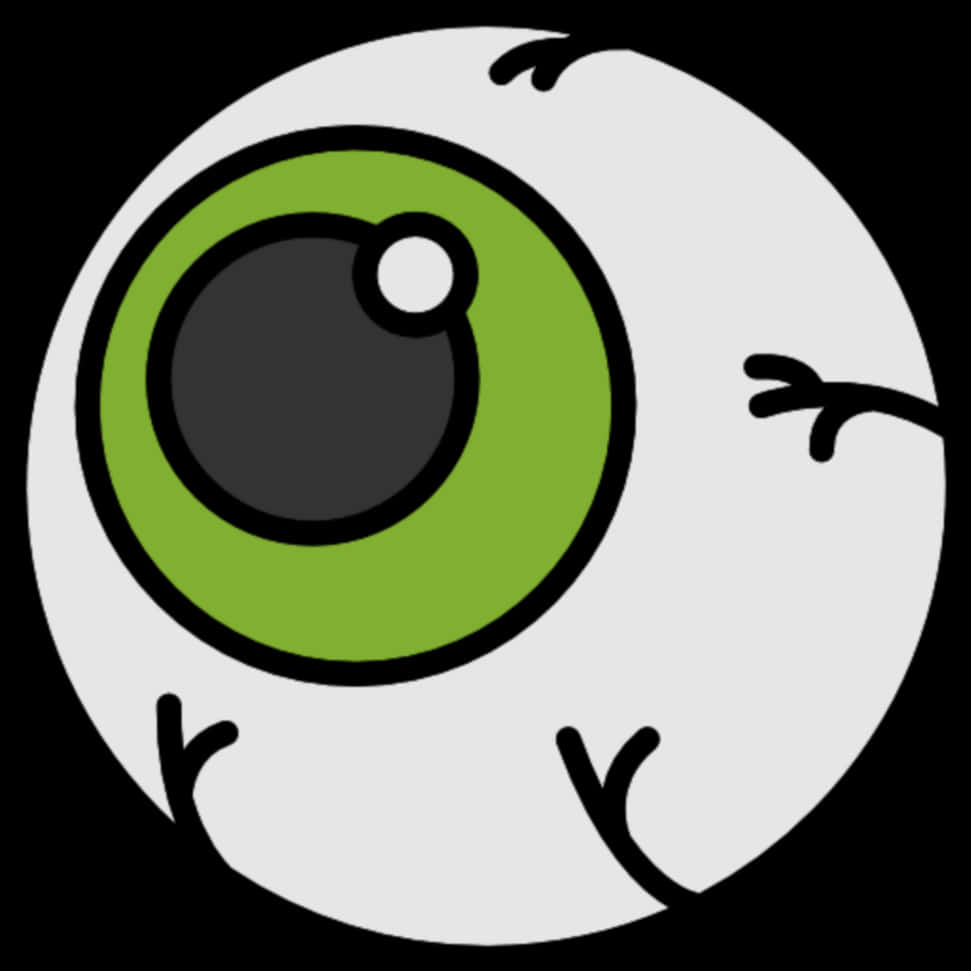 Cartoon Eyeball Character