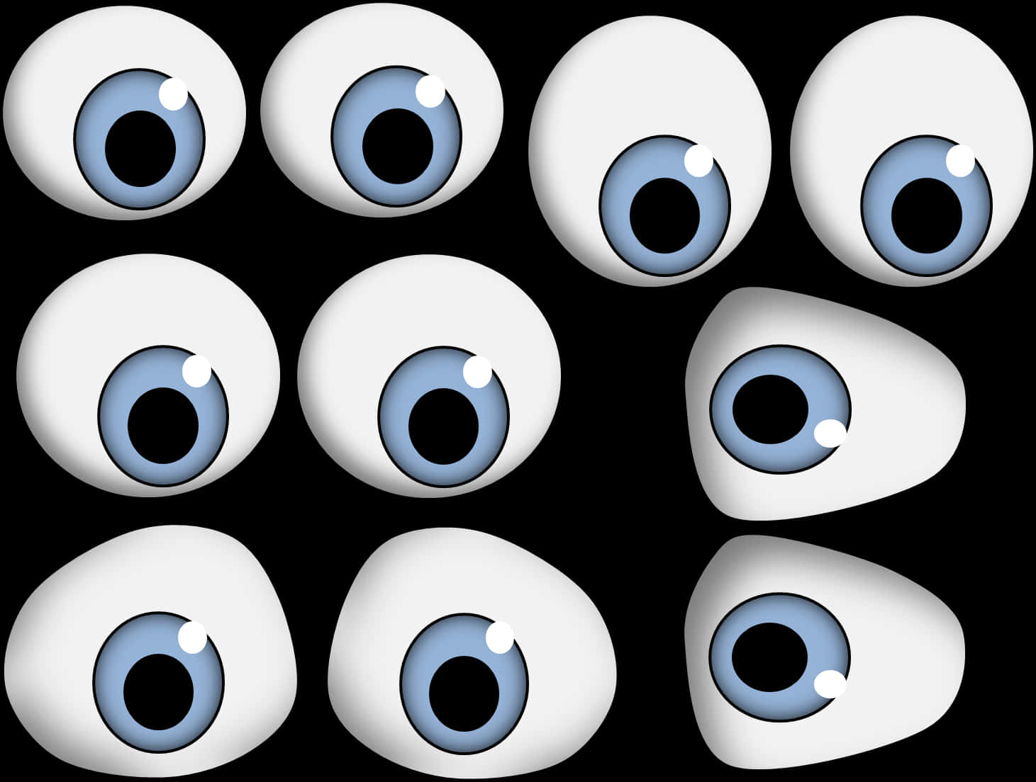 Cartoon Eyeballs Collection