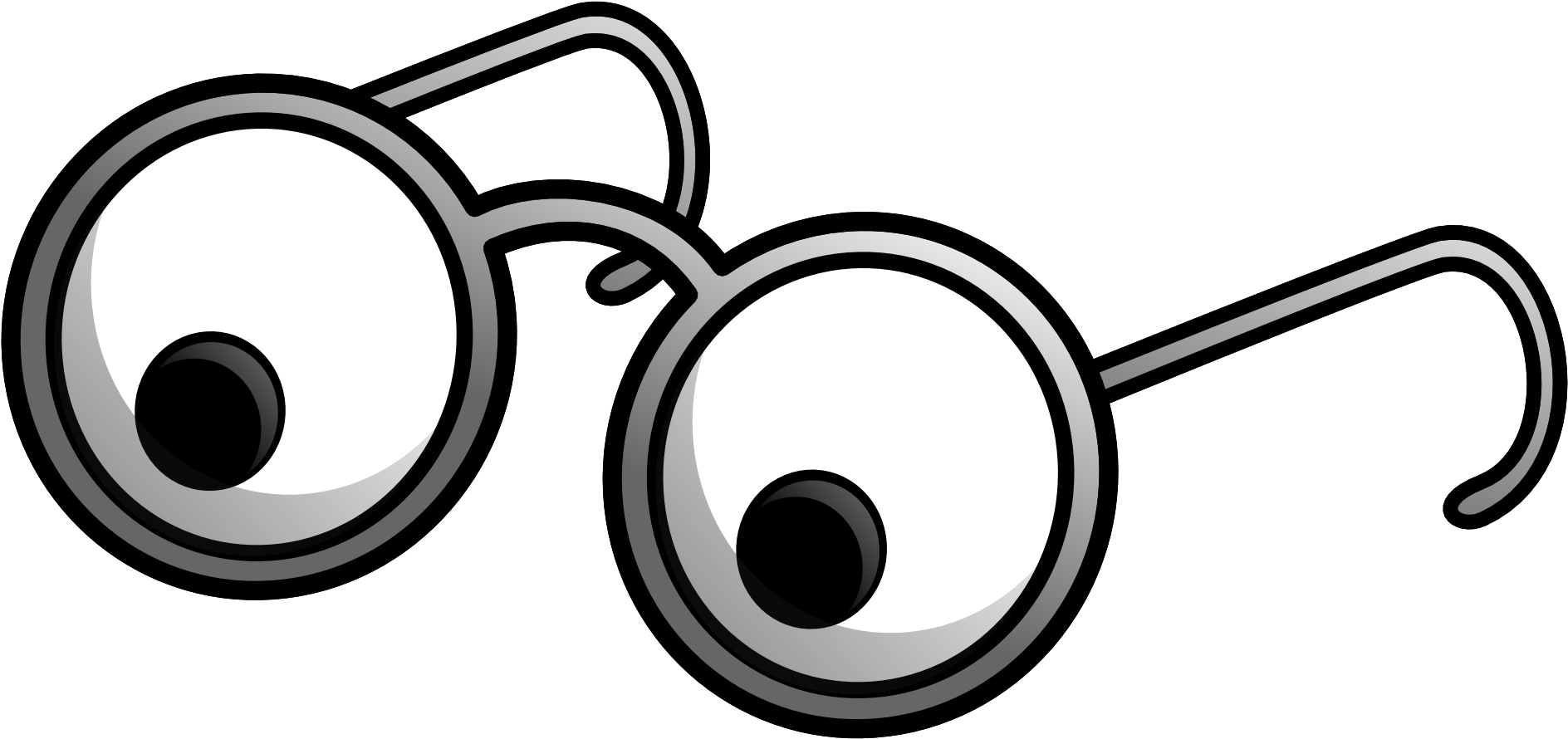 Cartoon Eyes Glasses Clipart