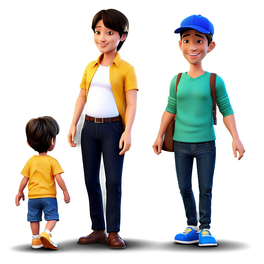 Cartoon Family Characters Png 06122024