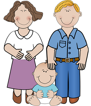 Cartoon Family Illustration