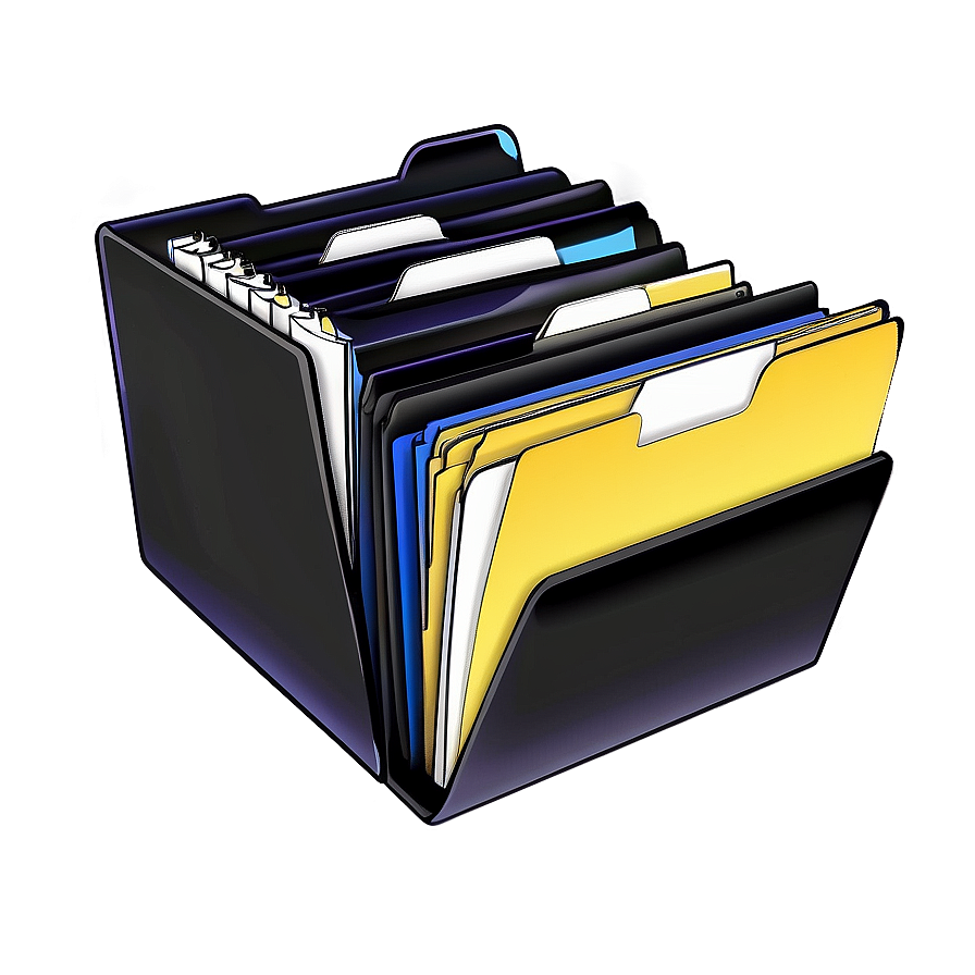 Cartoon File Folder Png Hoc7