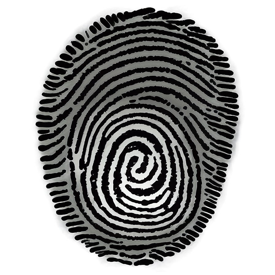 Cartoon Fingerprint Drawing Png Cgn32