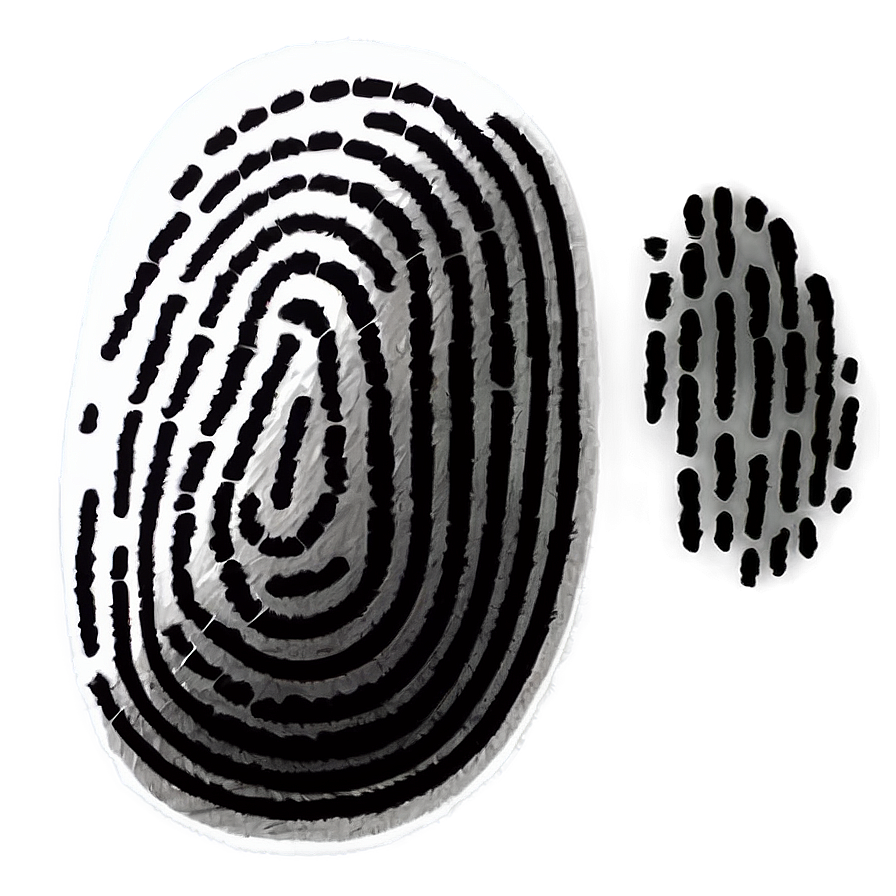 Cartoon Fingerprint Drawing Png Kax43