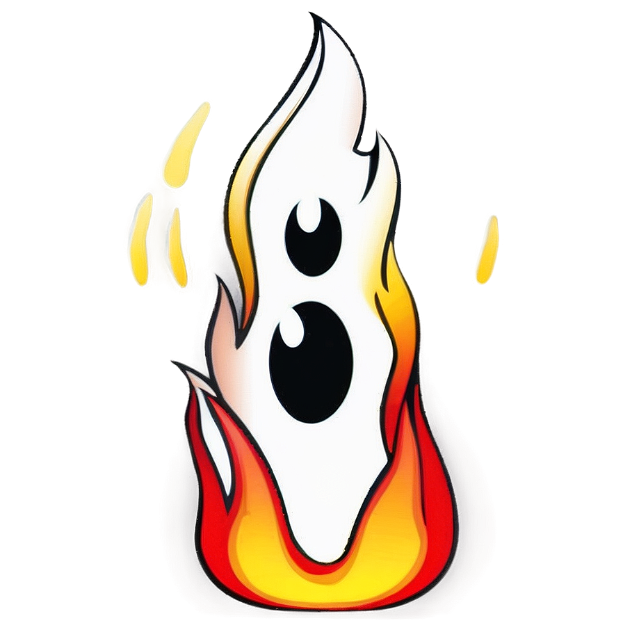 Cartoon Fire Character Png 06212024