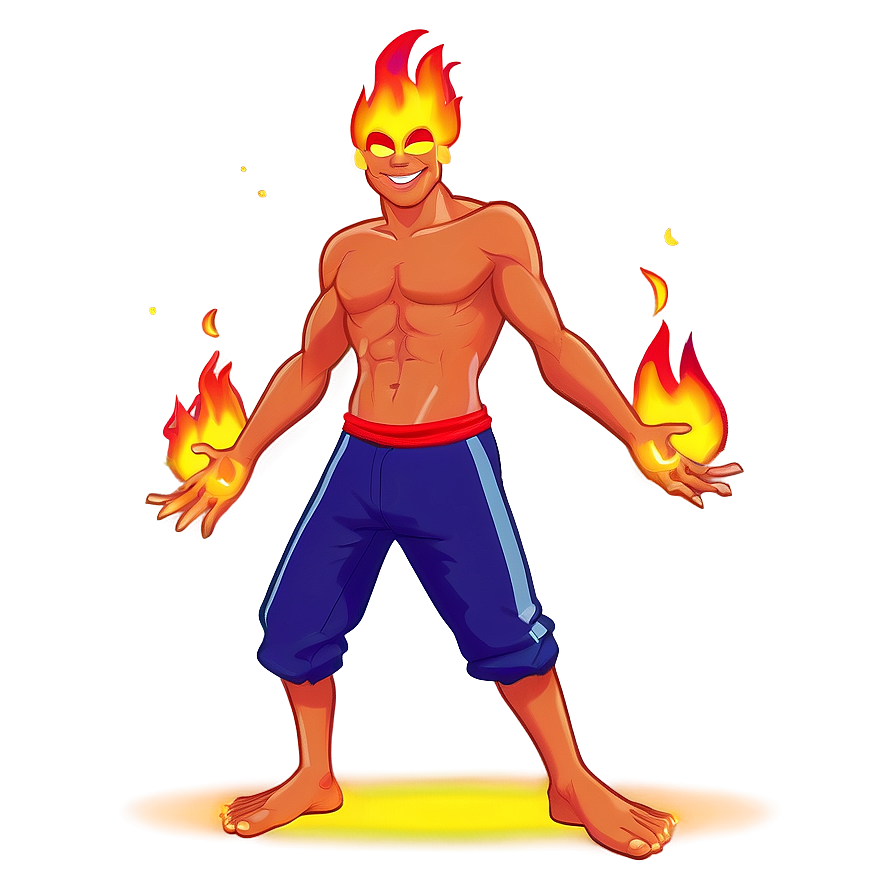 Cartoon Fire Dance Png Bpo