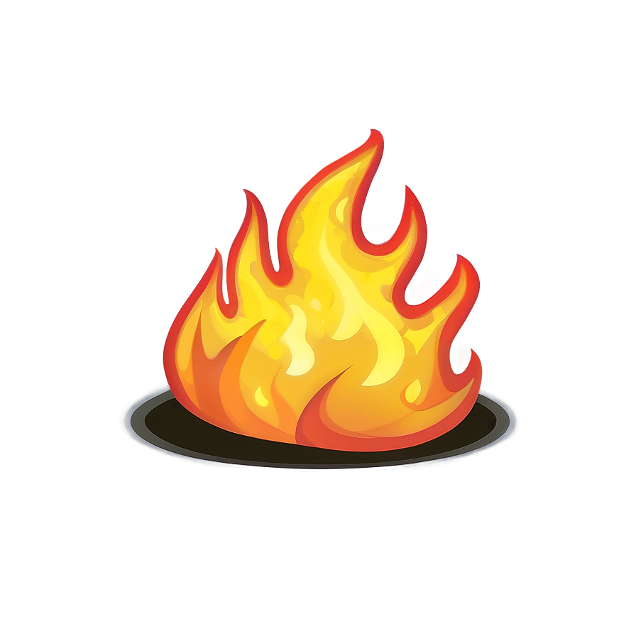 Cartoon Fire Transparent Png Uye