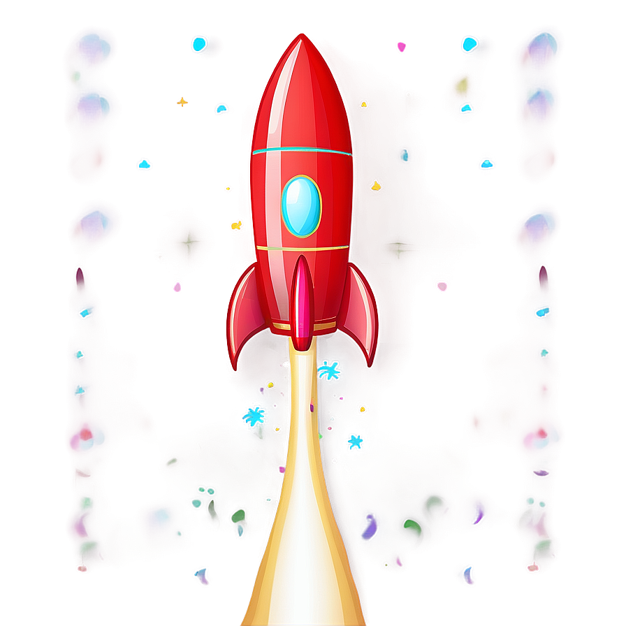 Cartoon Fireworks Rocket Png 06122024