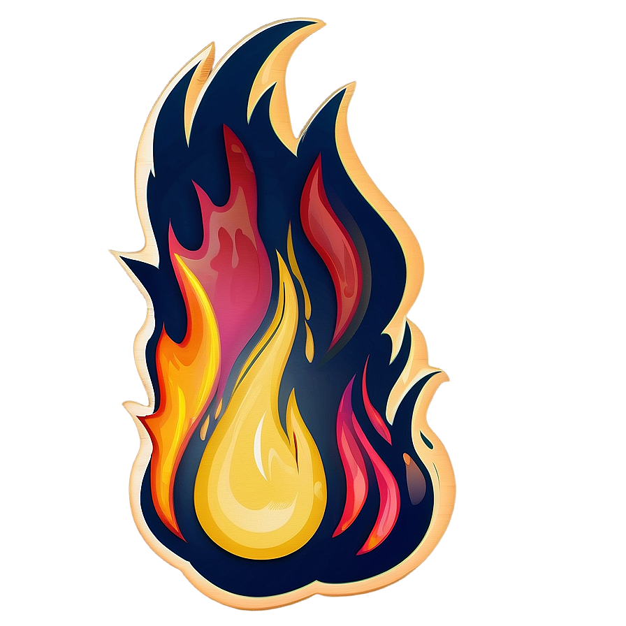 Cartoon Flame Png 77