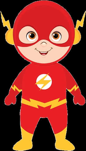 Cartoon Flash Costume Character