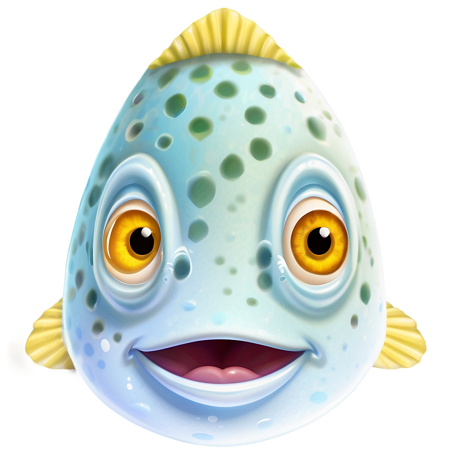 Cartoon Flounder Full Body Png 06122024