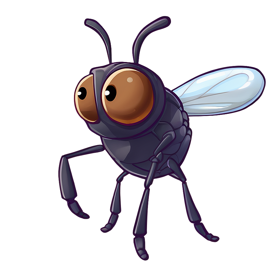 Cartoon Fly Character Png 13