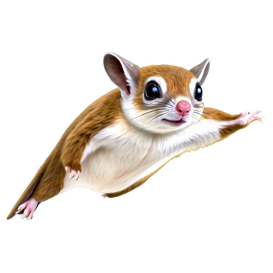 Cartoon Flying Squirrel Png Baa