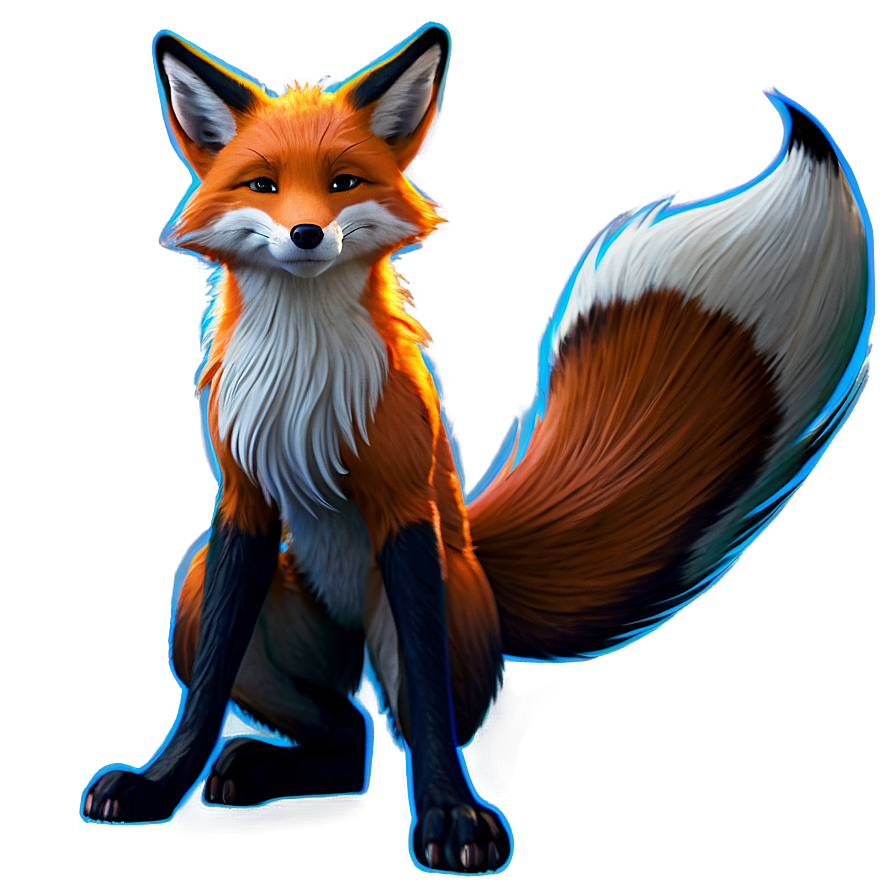 Cartoon Fox Tail Image Png 06282024