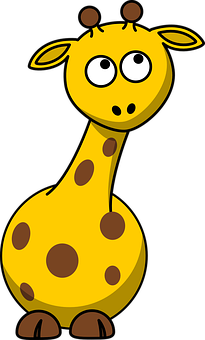 Cartoon Giraffe Character