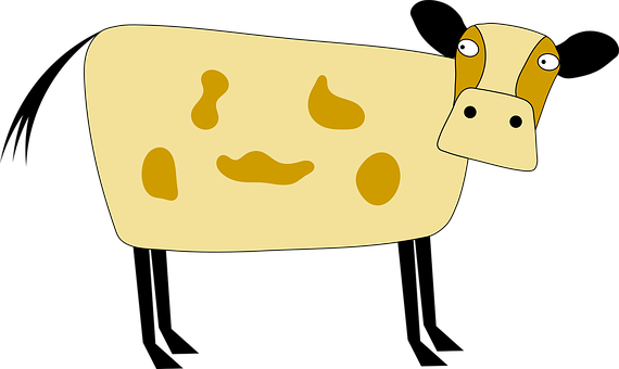 Cartoon Giraffe Disguisedas Cheese