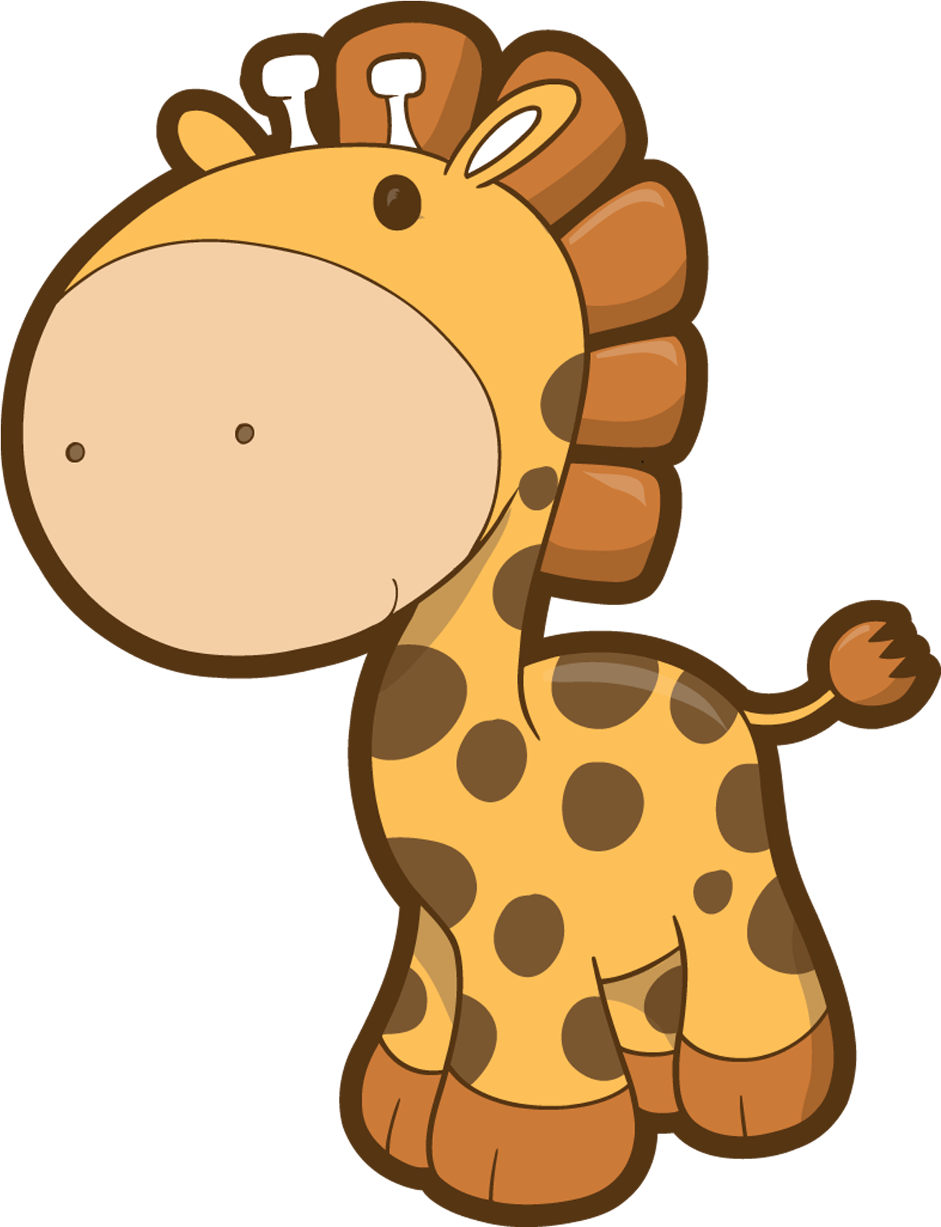 Cartoon Giraffe Illustration