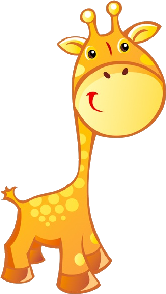 Cartoon Giraffe Standing