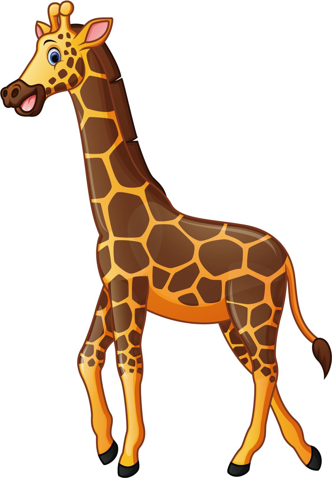 Cartoon Giraffe Standing