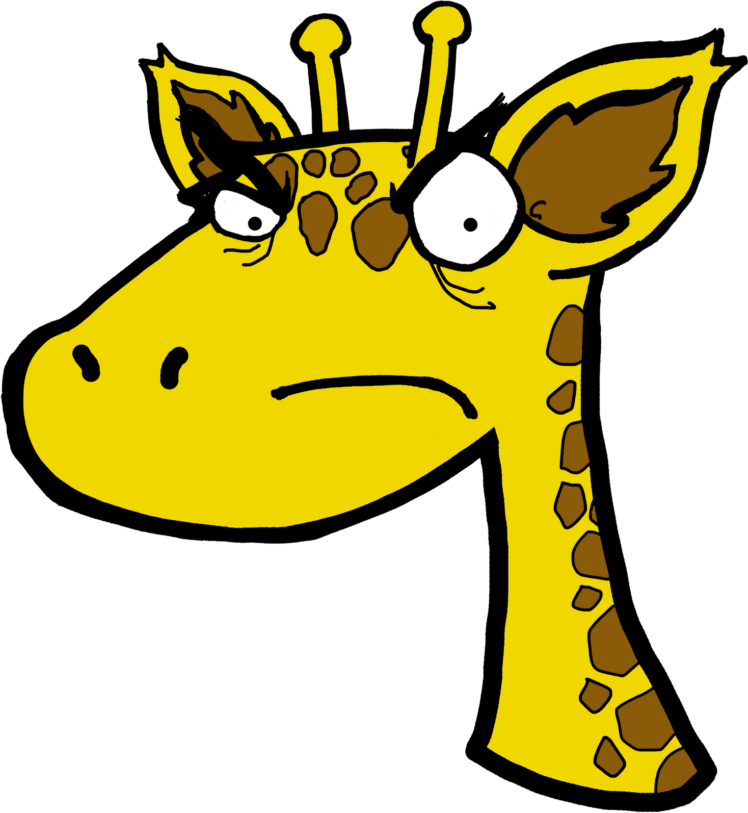 Cartoon Giraffe With Attitude.png