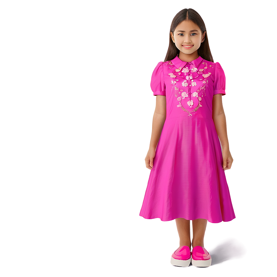 Cartoon Girl In Dress Png 06132024