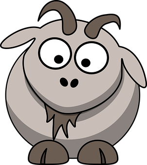 Cartoon Goat Character