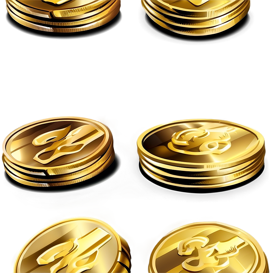 Cartoon Gold Coins Png Sns