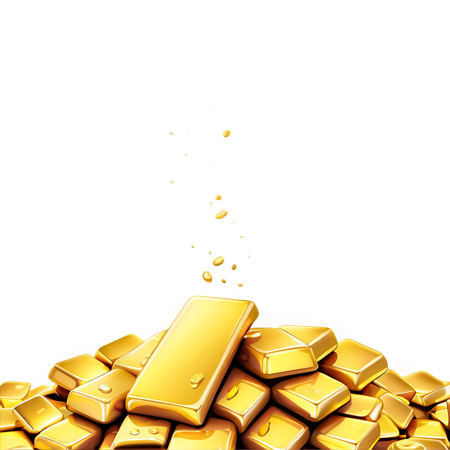 Cartoon Gold Pile Png 72