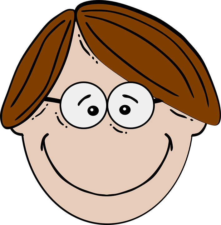 Cartoon Grandma Face Vector