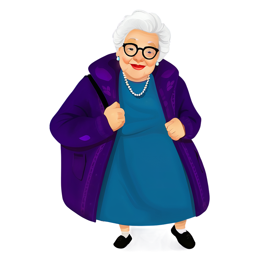 Cartoon Grandma Png Fvd85