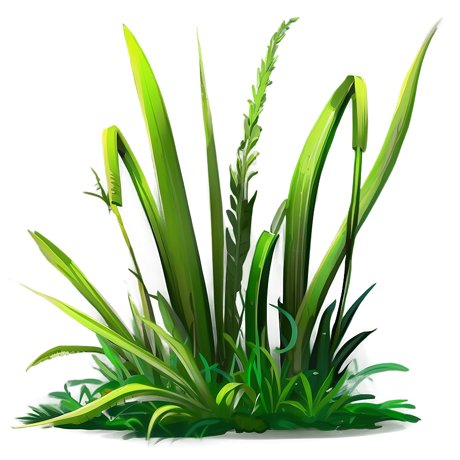 Cartoon Grass Blades Png Cxp