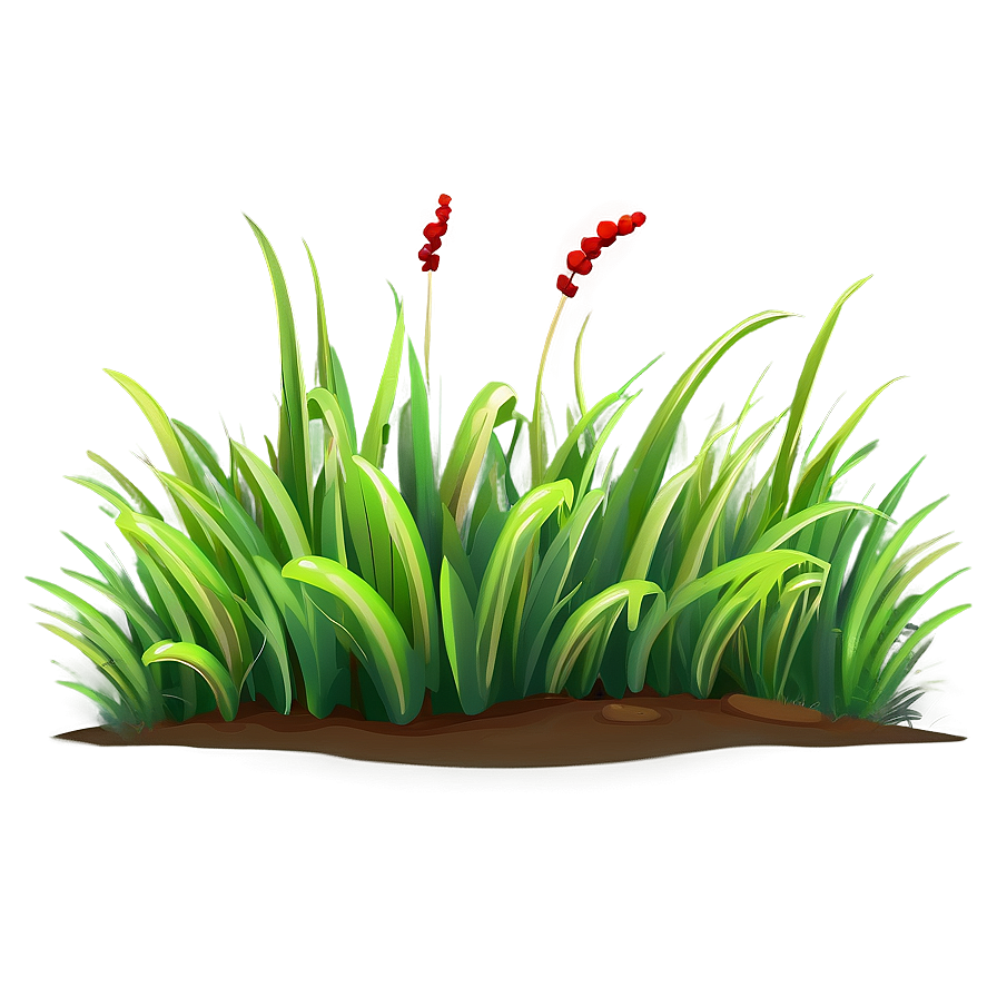 Cartoon Grass For Design Png Svr41