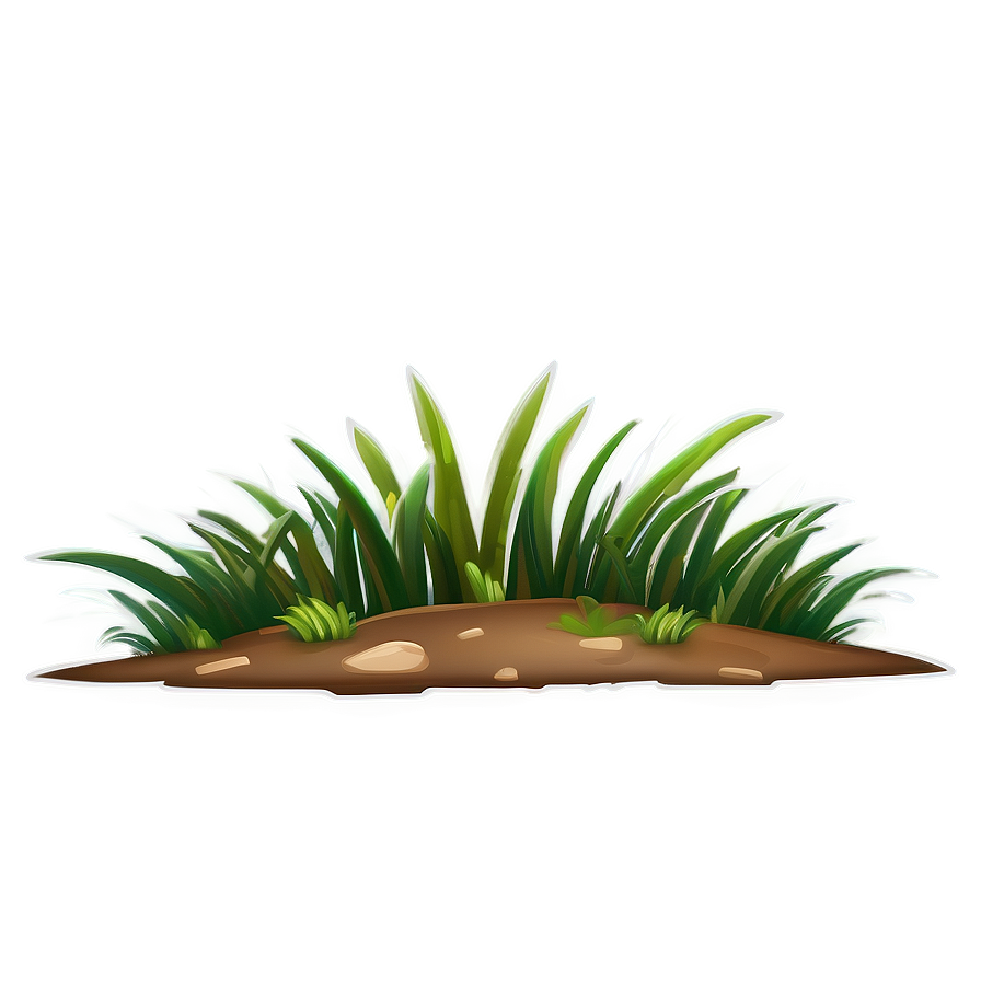 Cartoon Grass For Games Png Bsf88