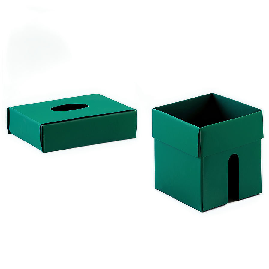 Cartoon Green Box Png 06292024