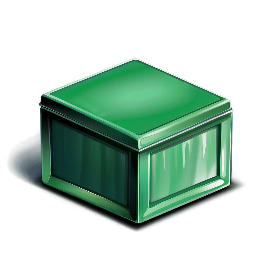 Cartoon Green Box Png 11