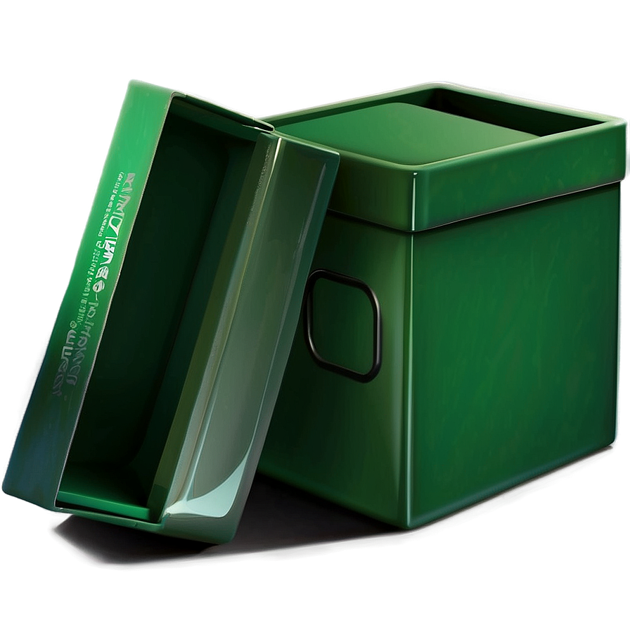 Cartoon Green Box Png Ipr