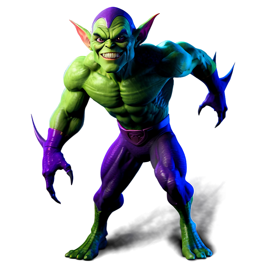 Cartoon Green Goblin Png 64