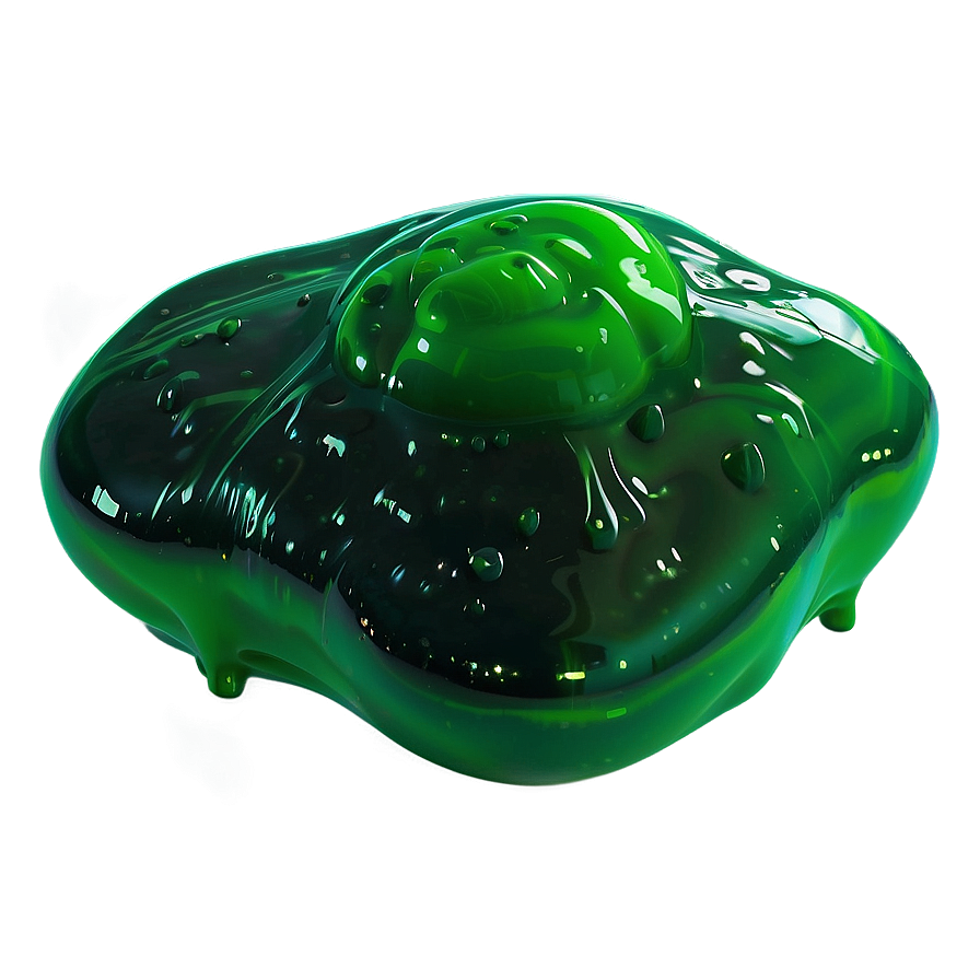 Cartoon Green Slime Png Wbi