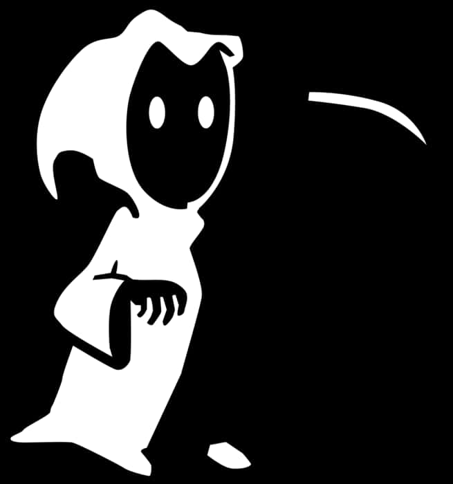 Cartoon Grim Reaper Vector