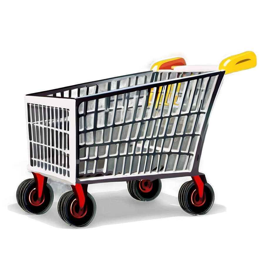 Cartoon Grocery Cart Png Gnn95