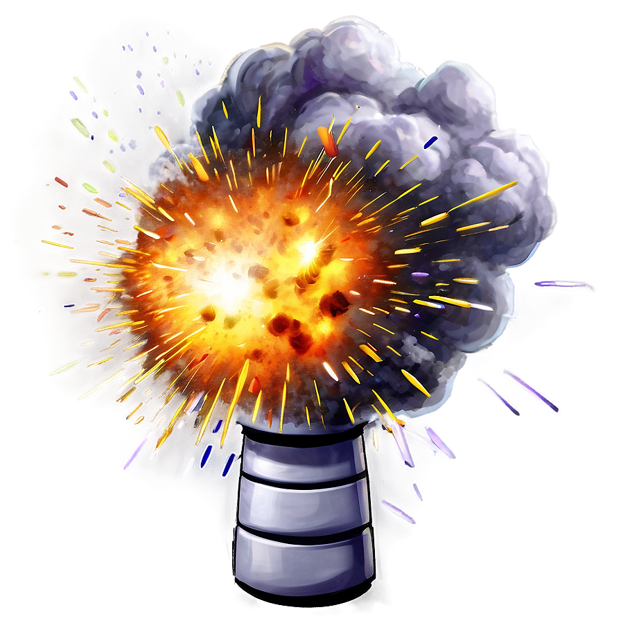 Cartoon Gunpowder Explosion Png 06212024