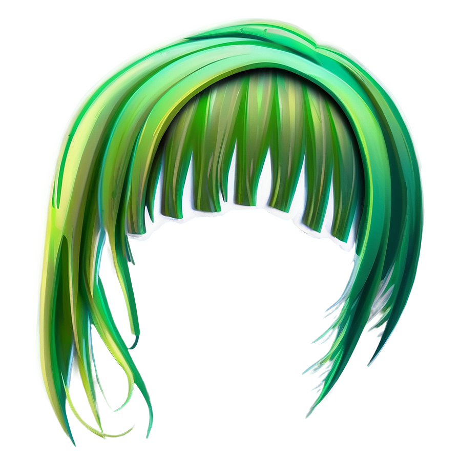 Cartoon Hair Art Png 5