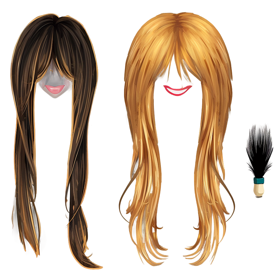 Cartoon Hair Clipart Png 50